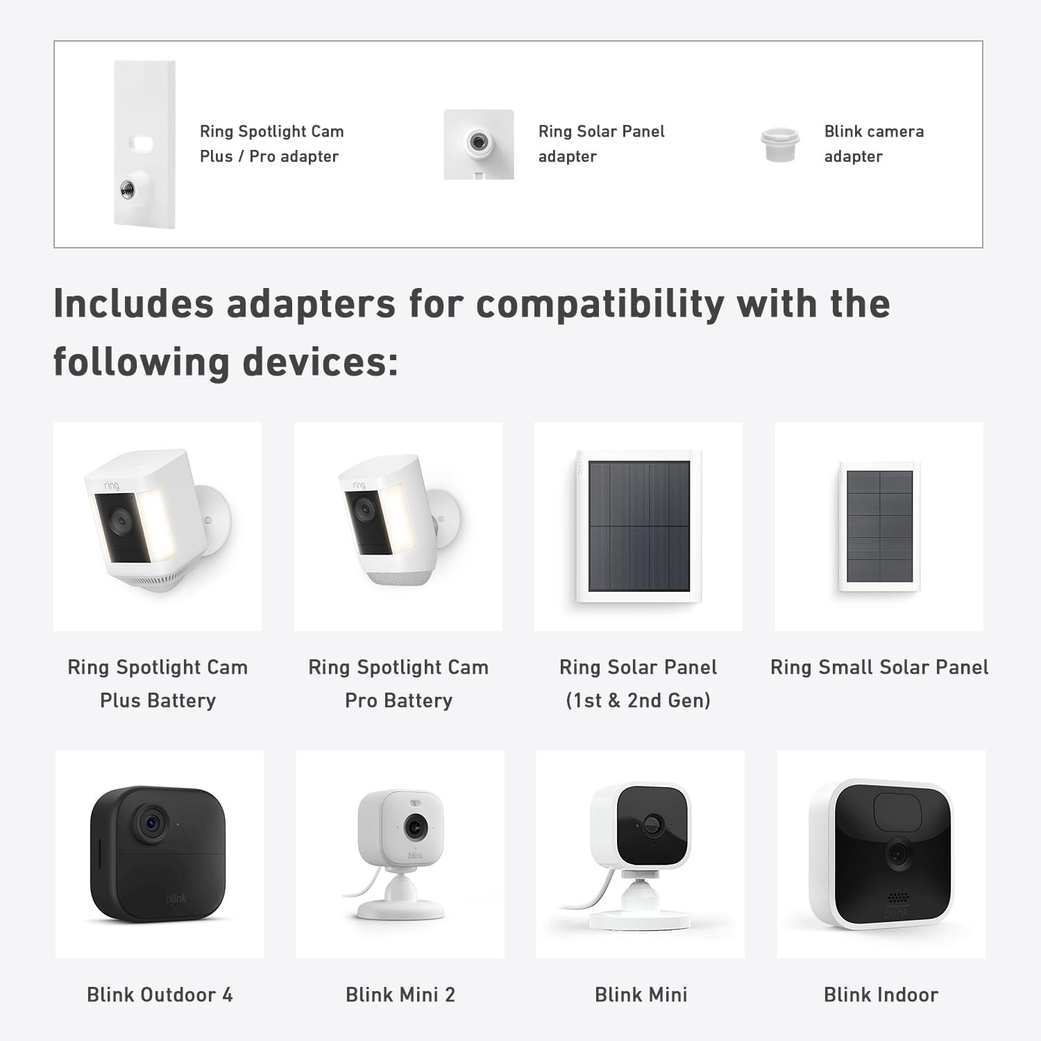 White Universal Security Camera Mount 4 20 Bracket Magnetic Indoor Outdoor
