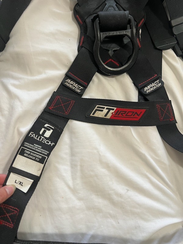FALL TECH safety harness size XL/L