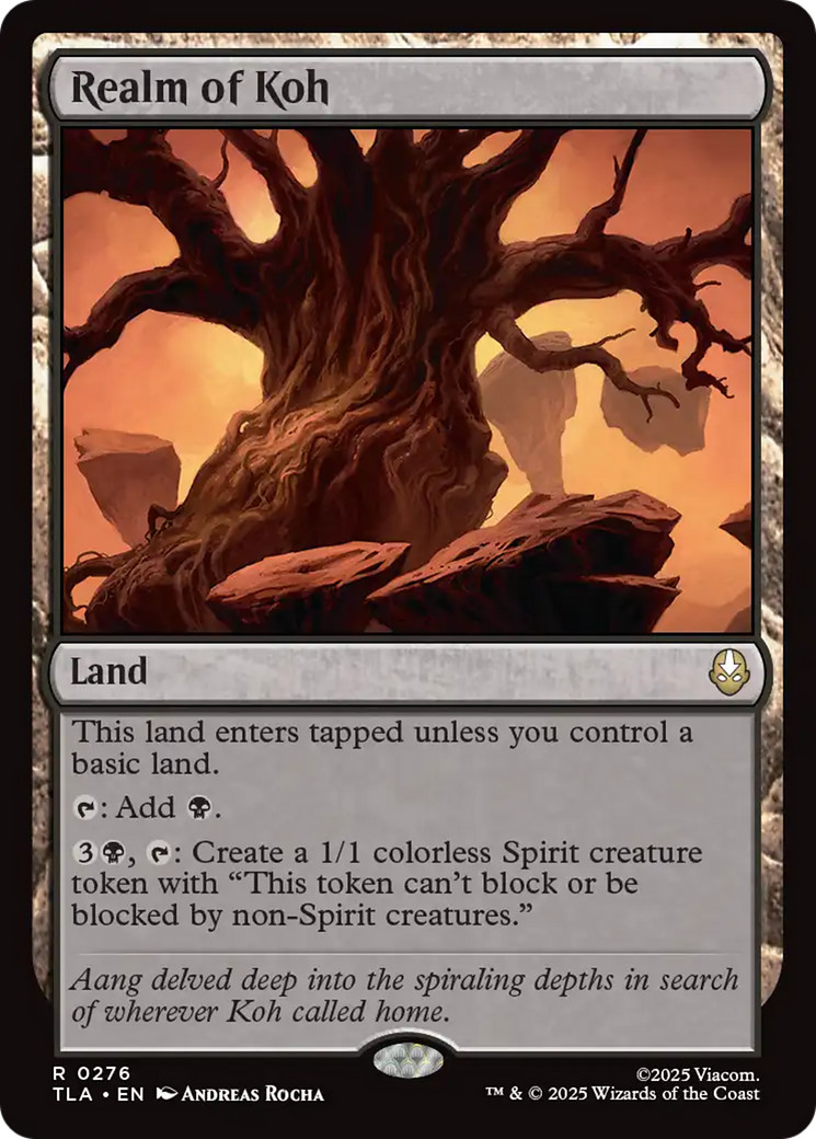 x1 Realm of Koh TLA Avatar MTG 276 M/NM 1x