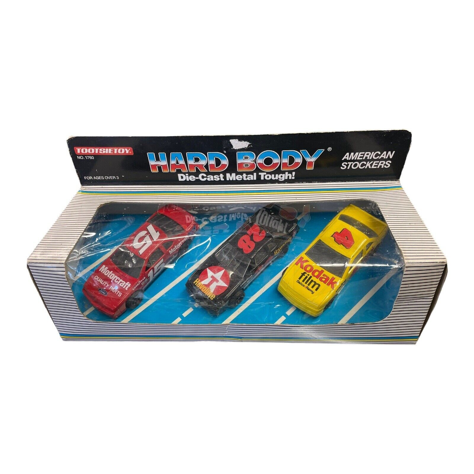 Tootsietoy 1760 Hard Body American Stockers 1991 Ford Kodak Motocraft 1991