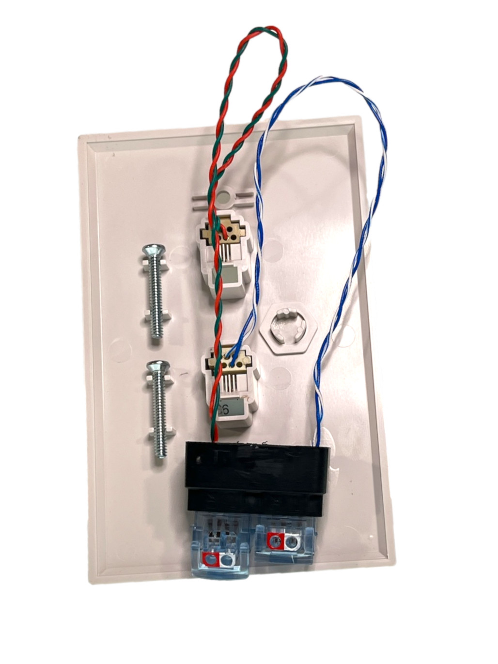 Channel MRJ11CO1F2HD AT1918 Multi-Function Wall Plate Phone, coax, MTA