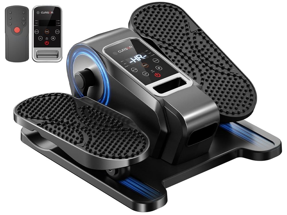 Under Desk Elliptical Machine, Electric Seated Pedal Exerciser, Quiet Leg Exe...