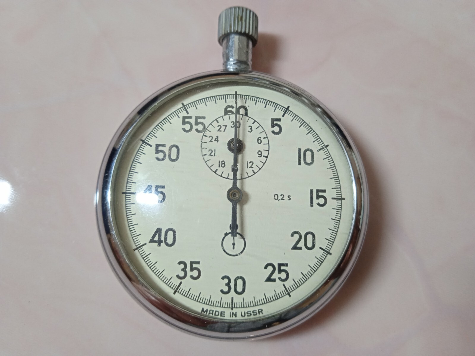 Soviet mechanical stopwatch Agat.
