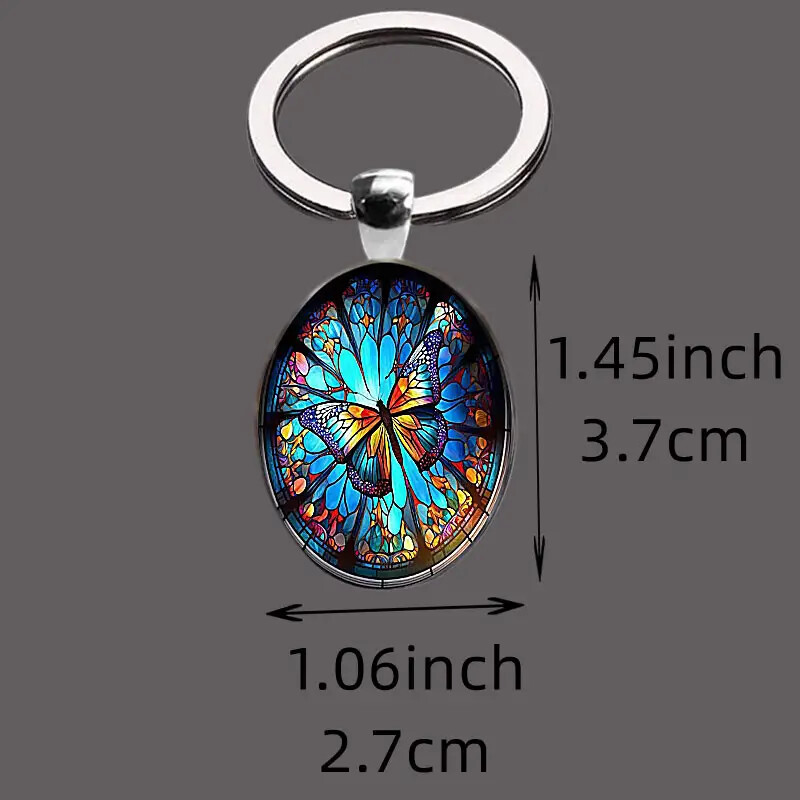 Creative Colorful Butterfly Keychain