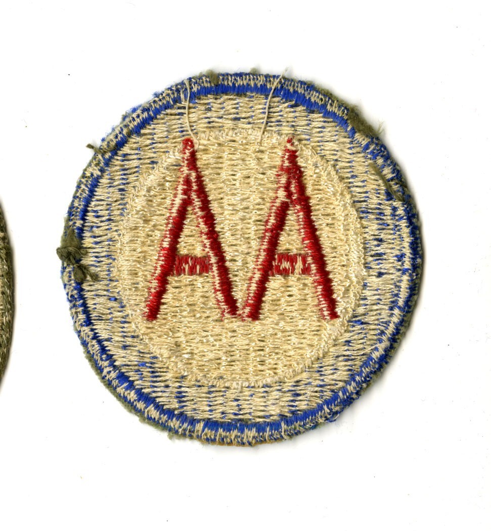 Antiaircraft Command White Back Patch WWII Vintage