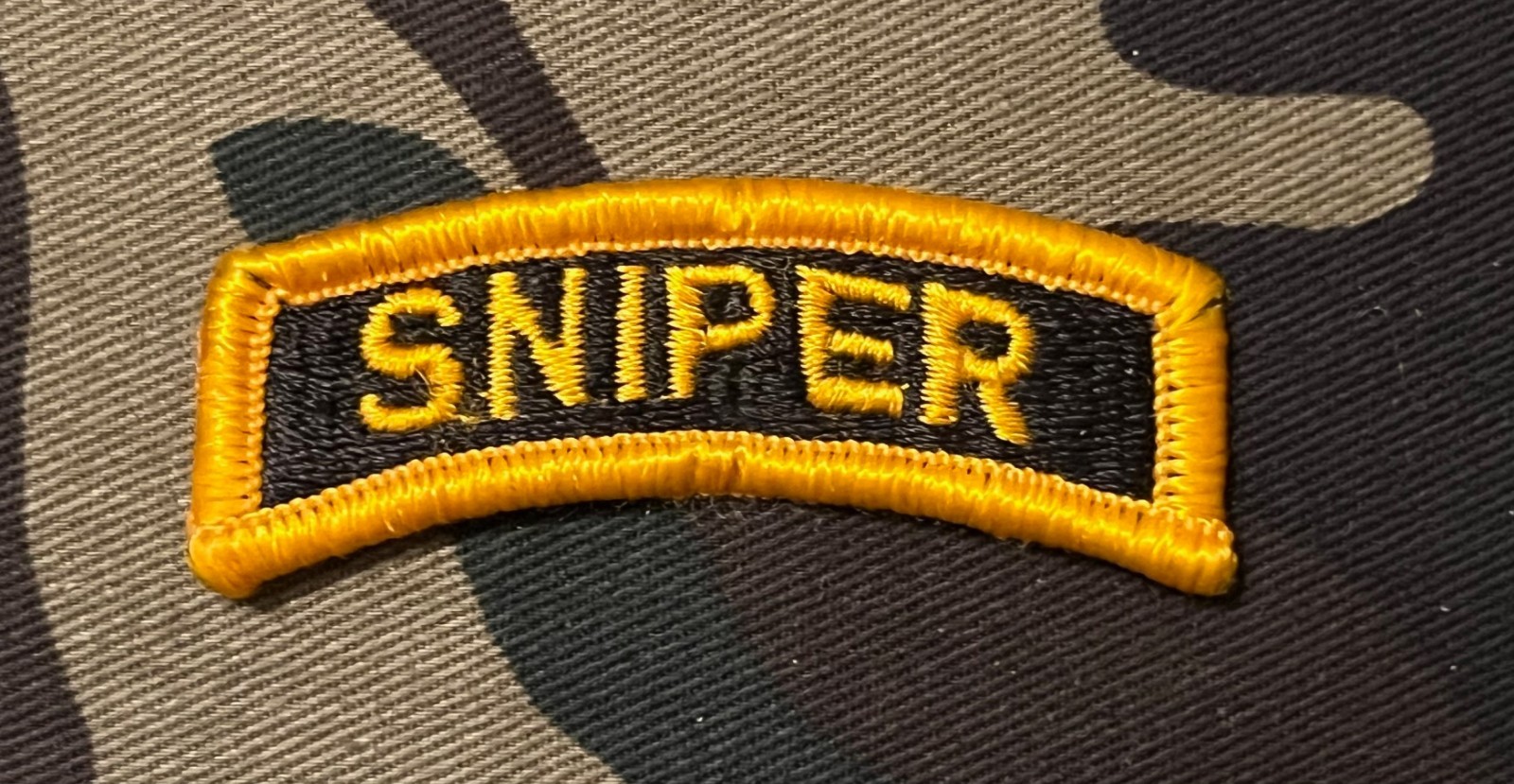US ARMY SNIPER TAB; FULL COLOR