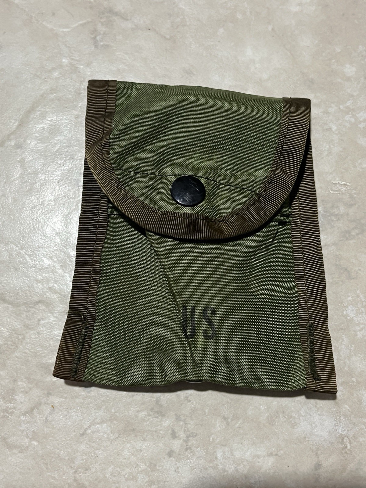 M1967 M67 Plastic Snap Vietnam War Nylon First Aid Compass Pouch 1968 US Army