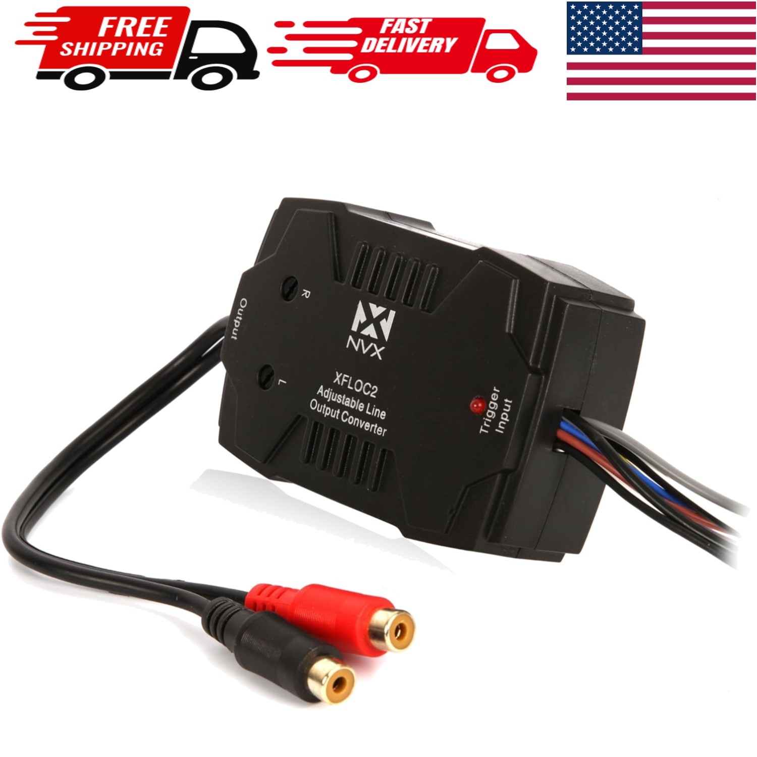 2-Channel 80W Line Output Converter - Adjustable with Noise Filter