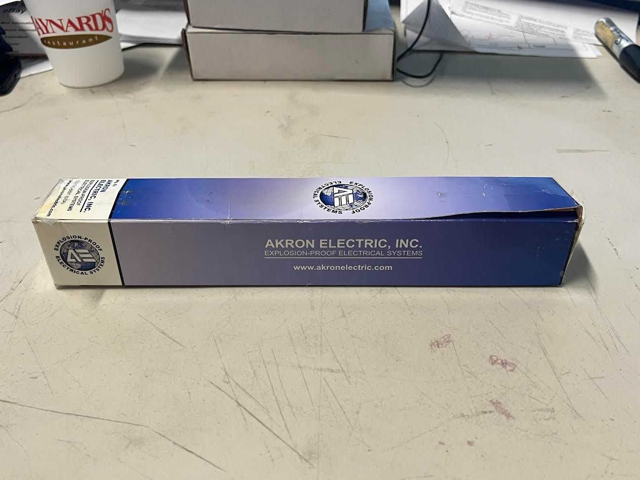 Akron Electric XRBS-B Reset Button Actuator Red New NIB