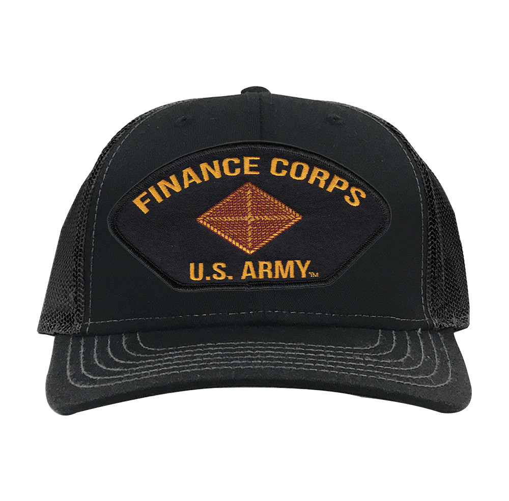 US Army Finance Corps Mesh Ball Cap Officially Licensed