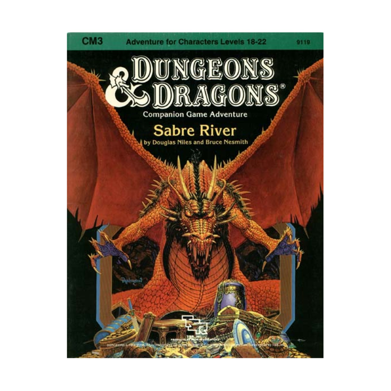 TSR Basic D&D Sabre River VG+