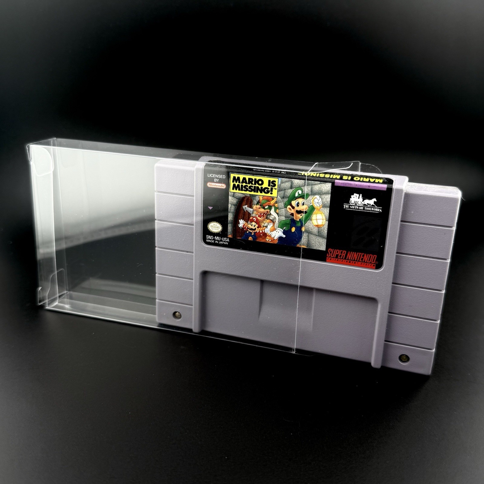 NEW Nintendo SNES Loose Sleeve Clear Plastic Protective Loose Game Sleeve