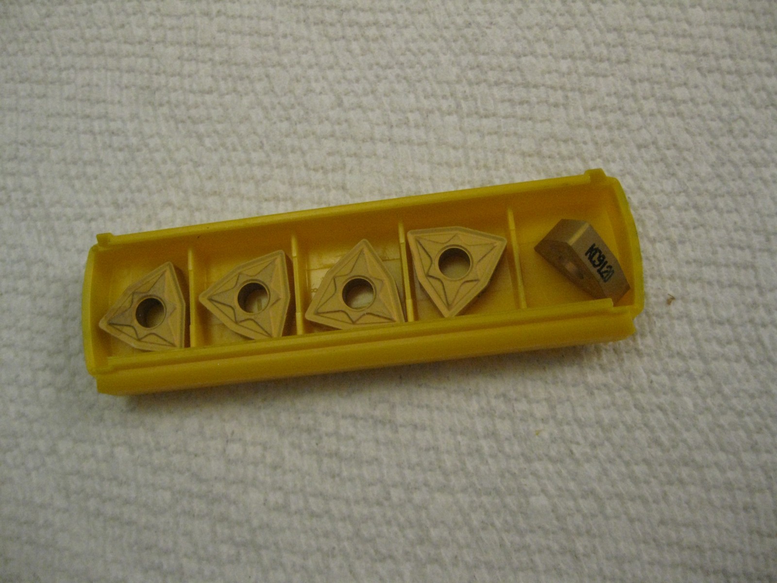 Kennametal WNMG432MG  WNMG080408MG KC9120 Lot of 5 Carbide Inserts