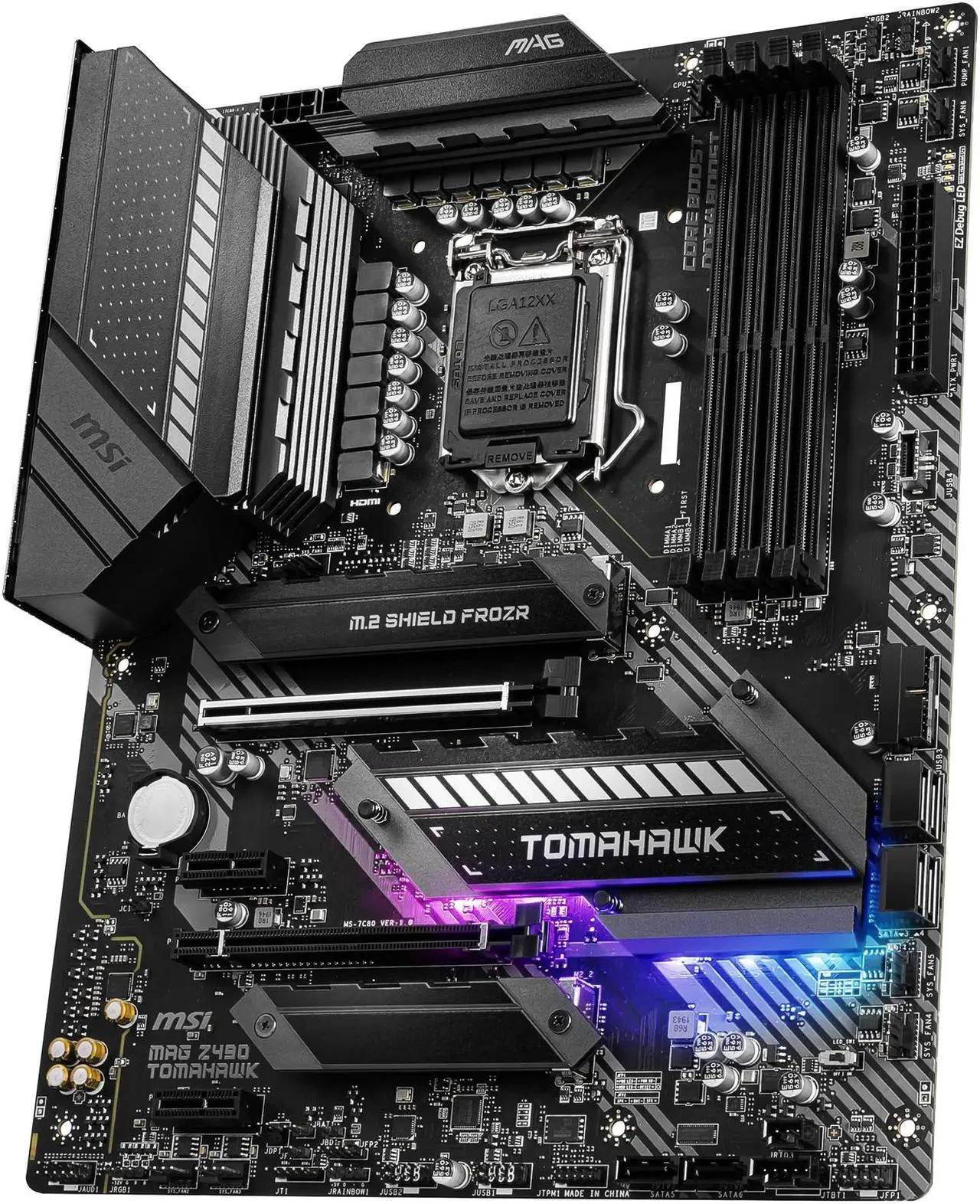 MSI MAG Z490 TOMAHAWK LGA 1200 Intel Z490 ATX Intel Motherboard