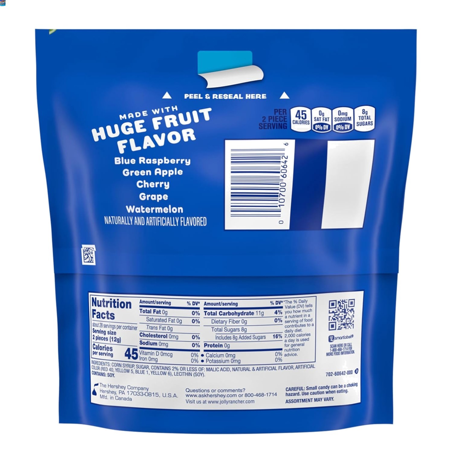 Fruit Flavored Hard Candy Bag, 12 oz