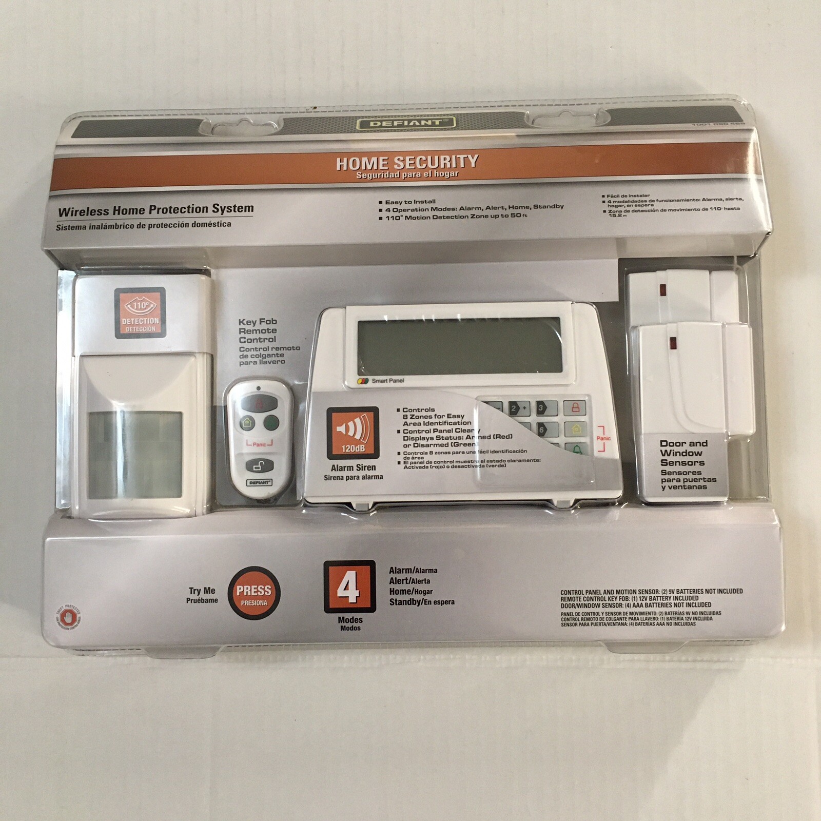 Defiant Wireless Home Protection/Security Alarm/Alert System HD SKU:1001 090 469
