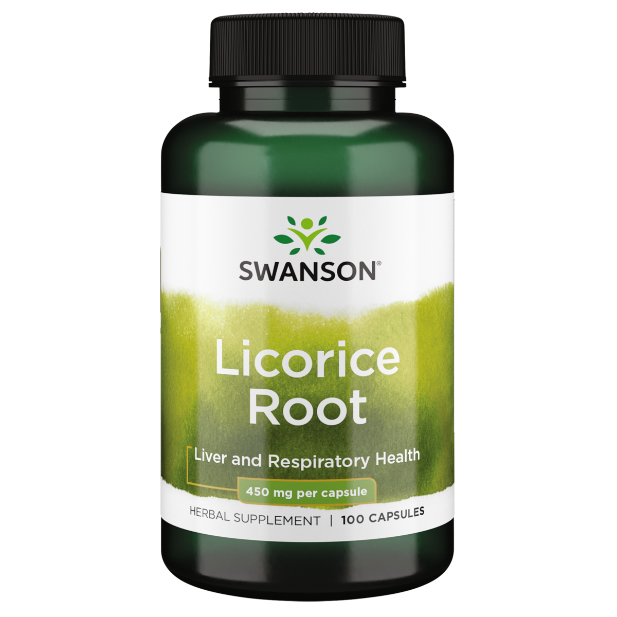Swanson Licorice Root 450 mg 100 Capsules