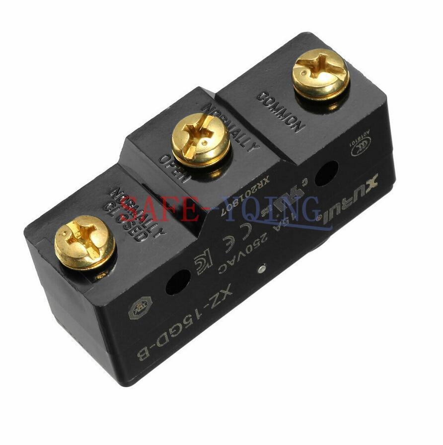 3PCS NEW XURUI XZ-15GD-B Short Reed Snap Button Lever Type Microswitch