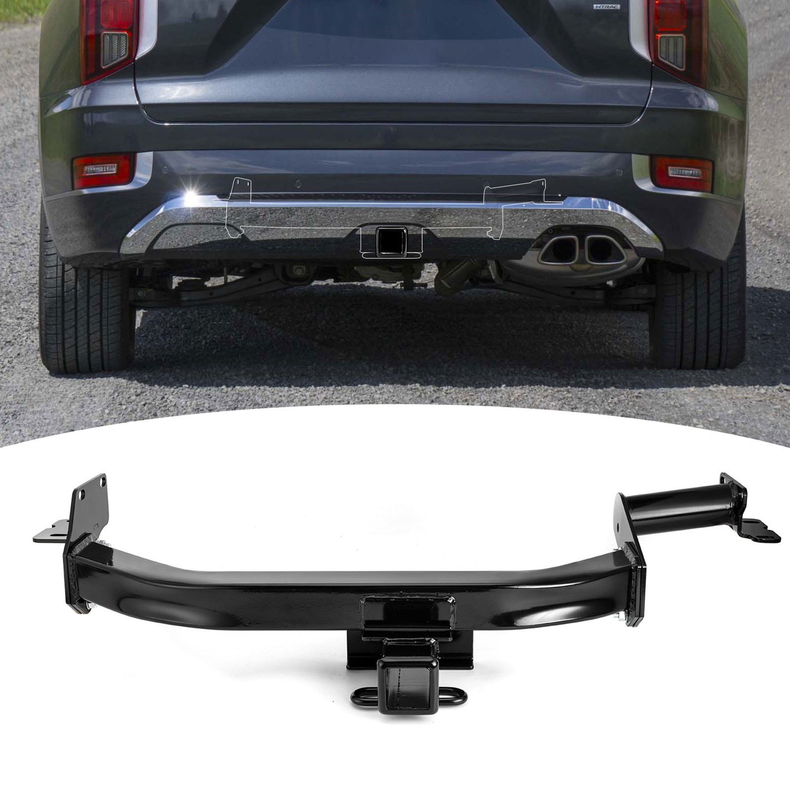 Class-3 Trailer Tow Hitch Receiver For Hyundai Palisade 2020-2021 2022