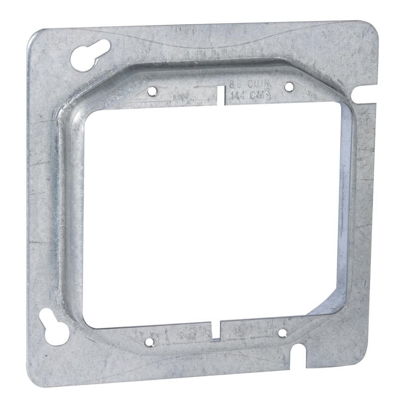 TP586 4-11/16" Square 2G Plaster Ring 3/4" NPT