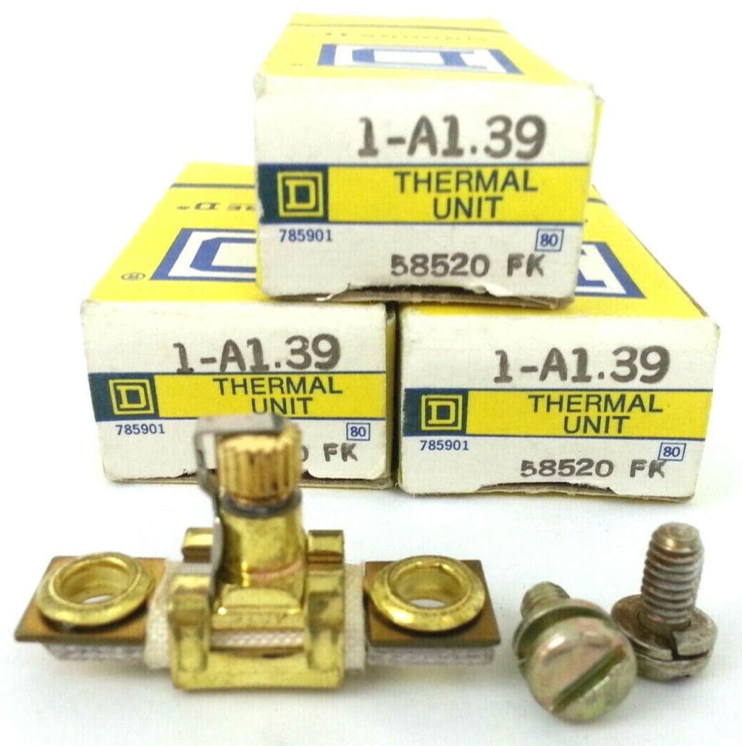 Lot of 3 - A1.39 Square D Thermal Unit - Next Day Option - New