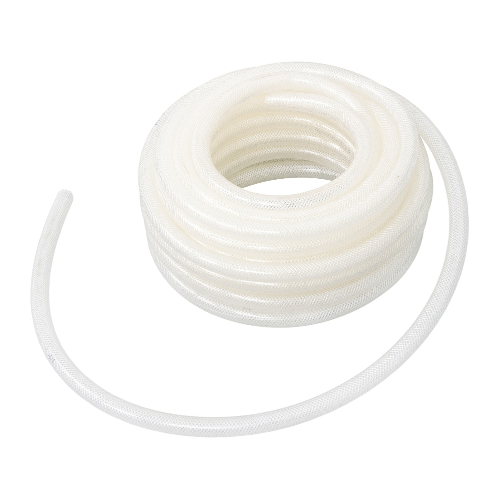 PVC Braided Clear PVC Vinyl Tubing 1/2" ID 3/4" OD High Pressure Water Hose 50FT
