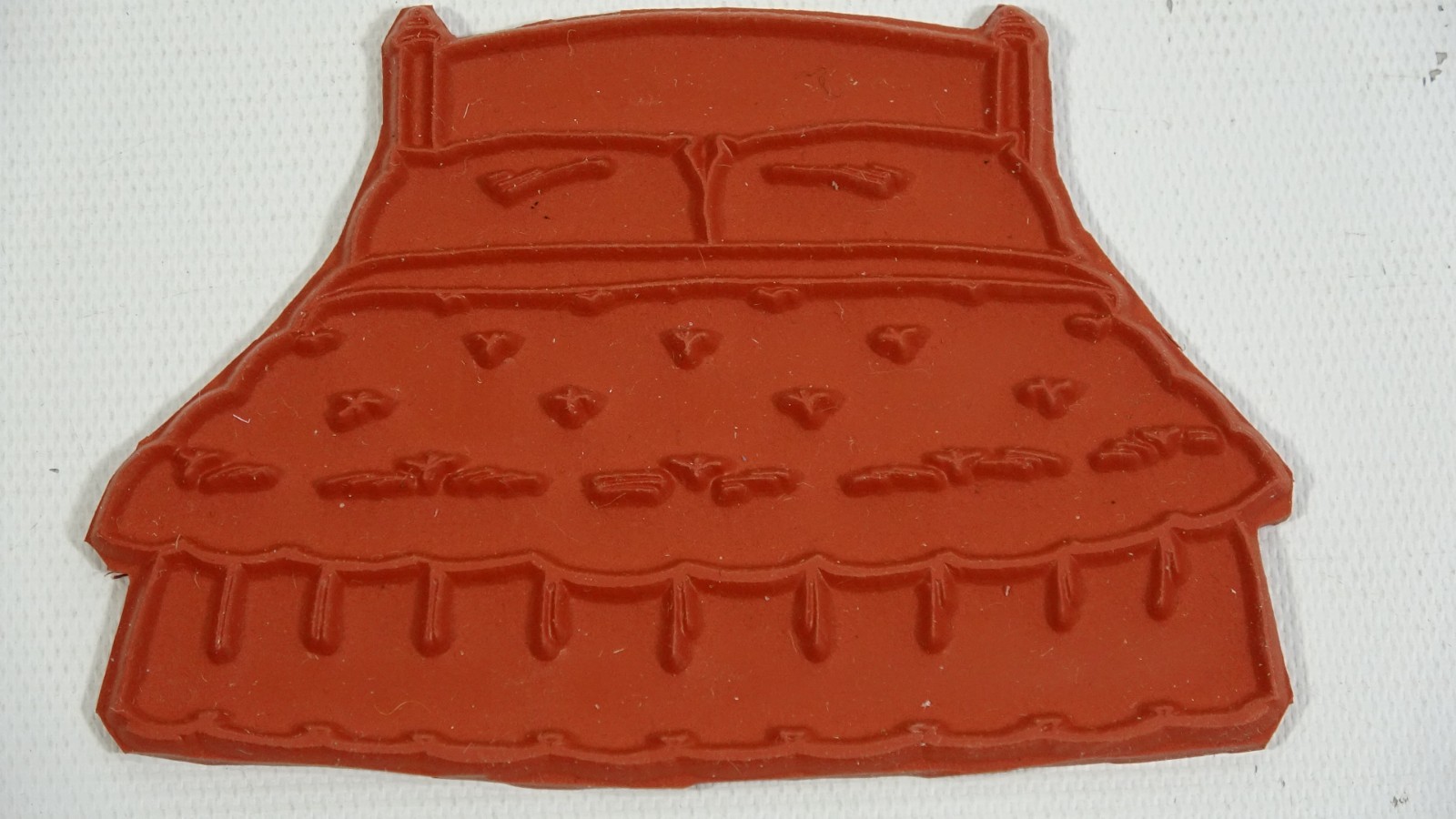 A Lota Bugs Big Comfy Bed Rubber Stamp