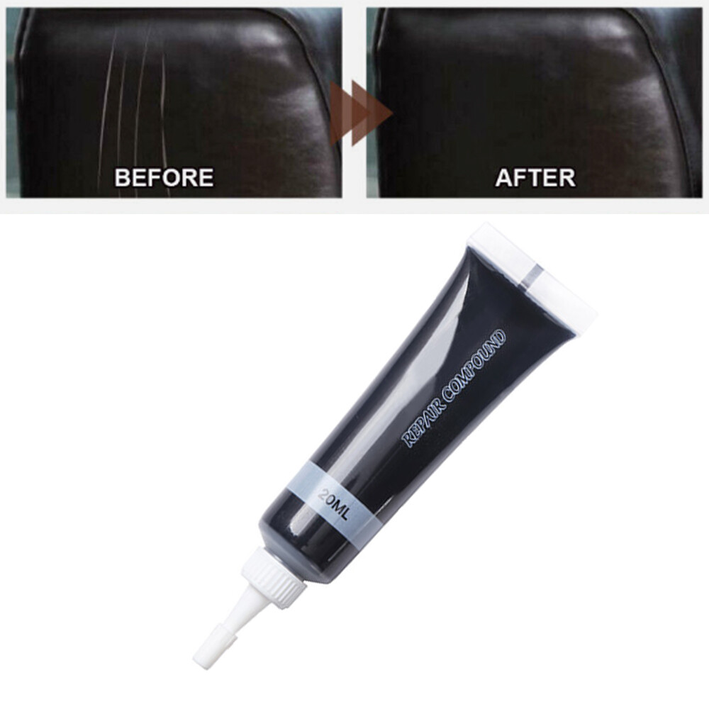 Advanced Leather Repair Kit Filler Leather Repair Patch Black For Car Seat Sofa