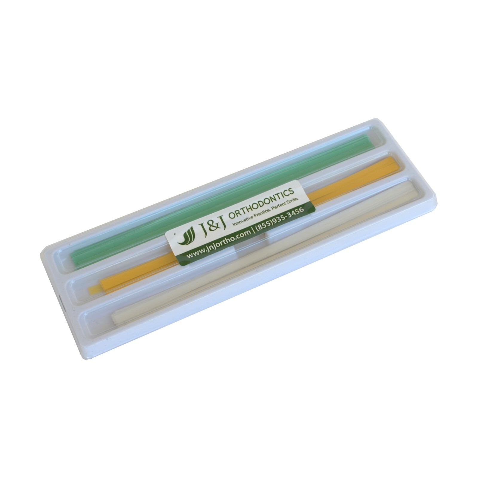 J&J Polyester Orthodontic Dental Interproximal Reduction IPR Strip Sorted 75/pk