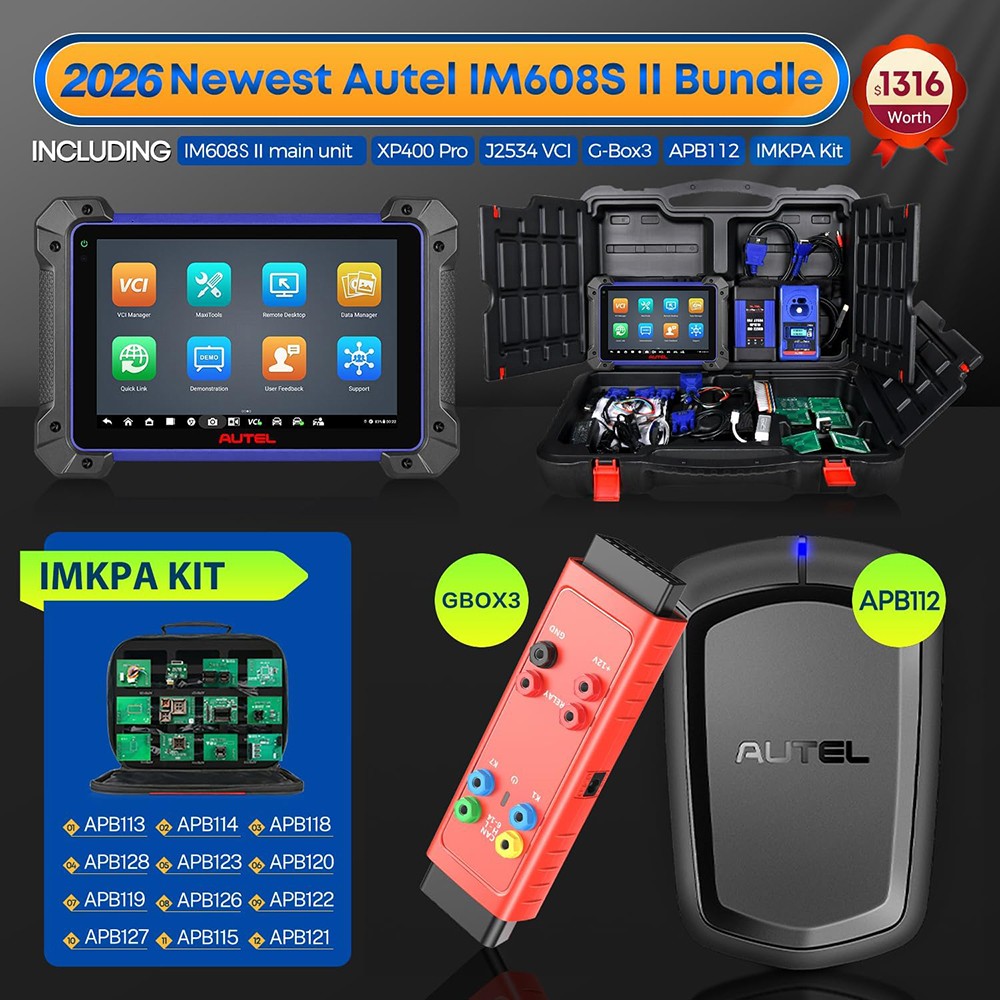 Autel MaxiIM IM608 PRO II Key programming Diagnostic IM608 PRO II IM608S II 2026