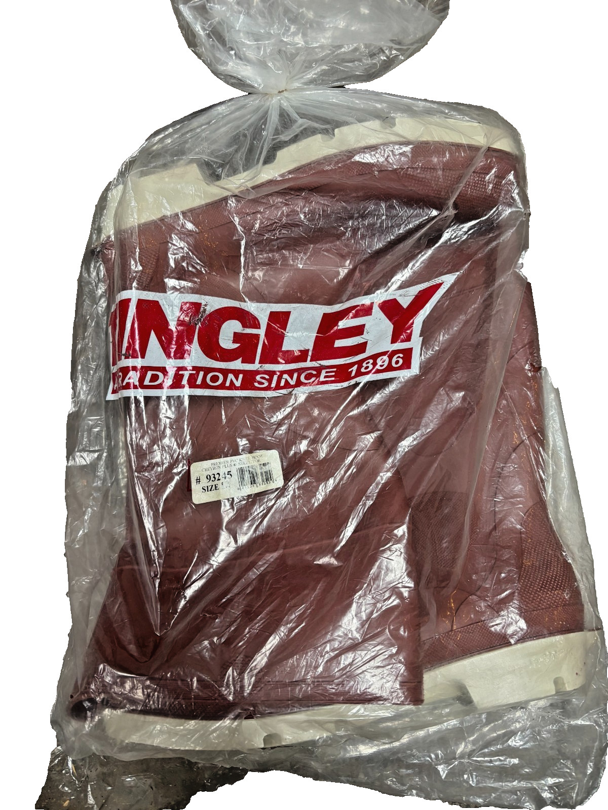 Tingley Mens Size 12 Composite Toe PVC Knee Boot 15" H Brown