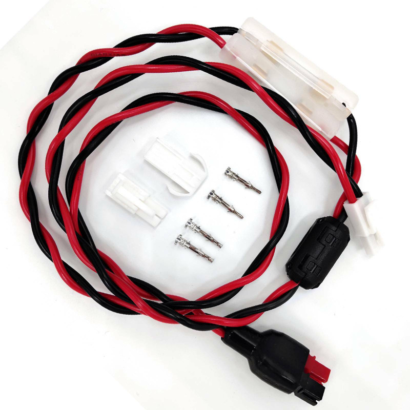 Power cord cable 10A fuse for XIEGU G90 X108G Transceiver fits Anderson powepole
