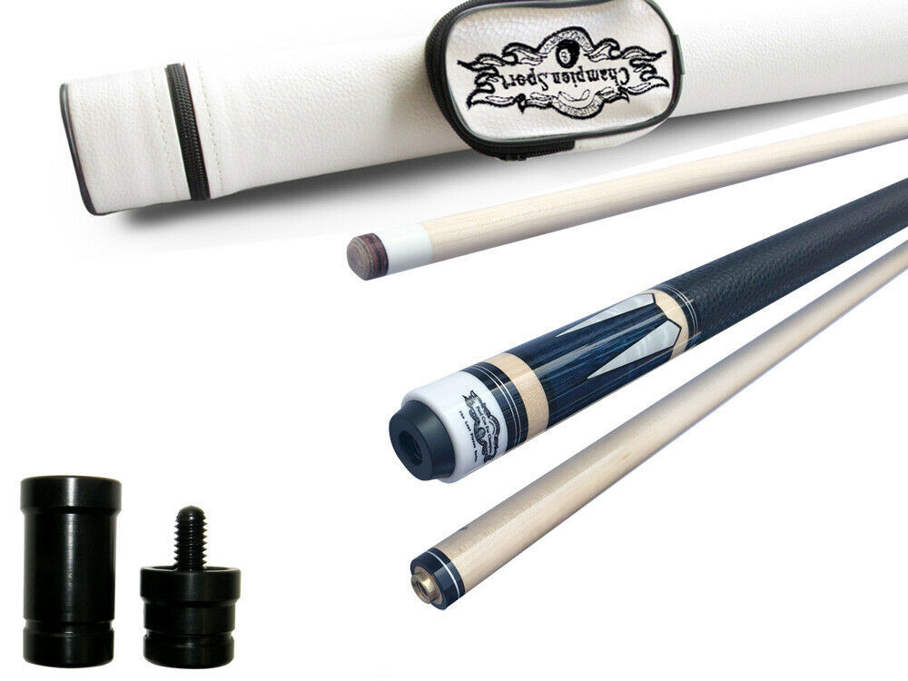 Champion LPC2 Pool Cue Stick,Black Hard Case,Low Deflection Shaft,Pro Taper,12.5