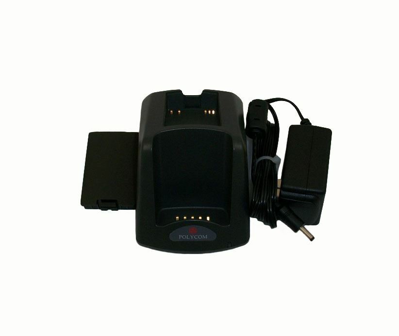 Polycom DCD100 Charging Stand for 6000/8000 Series with Battery BPL300 and Adapt