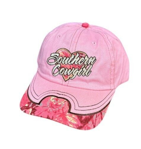 Southern Cowgirl Hat South Bell Born Raised Country Horse Pink Cowgirl Cap Farm