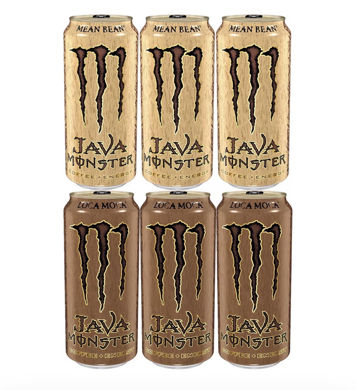 Monster Energy Java Monster Mean Bean & Loca Moca Energy Drink 12Pack