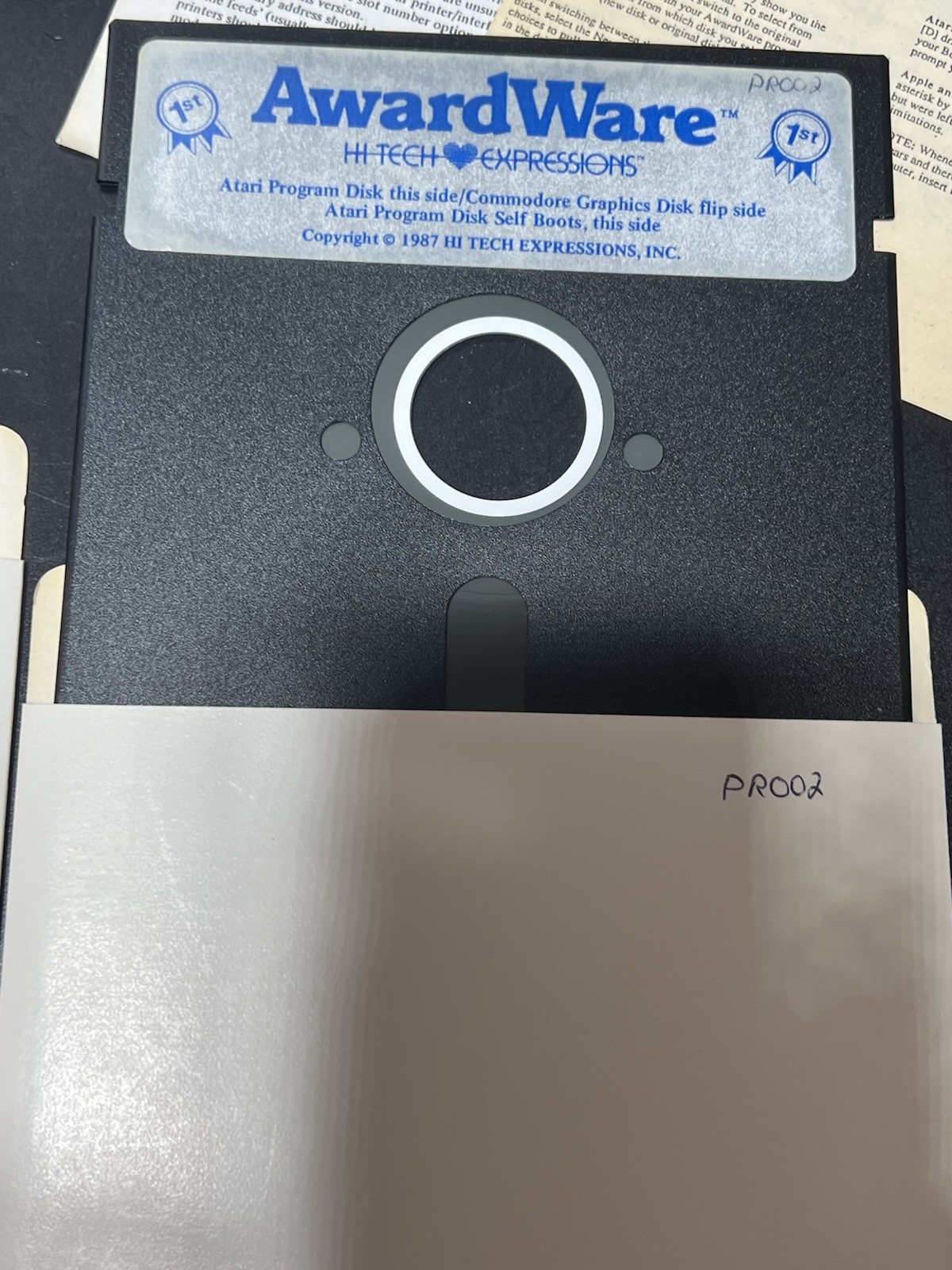 AwardWare-Hi Tech Expressions Commodore 64/128 Software 1986