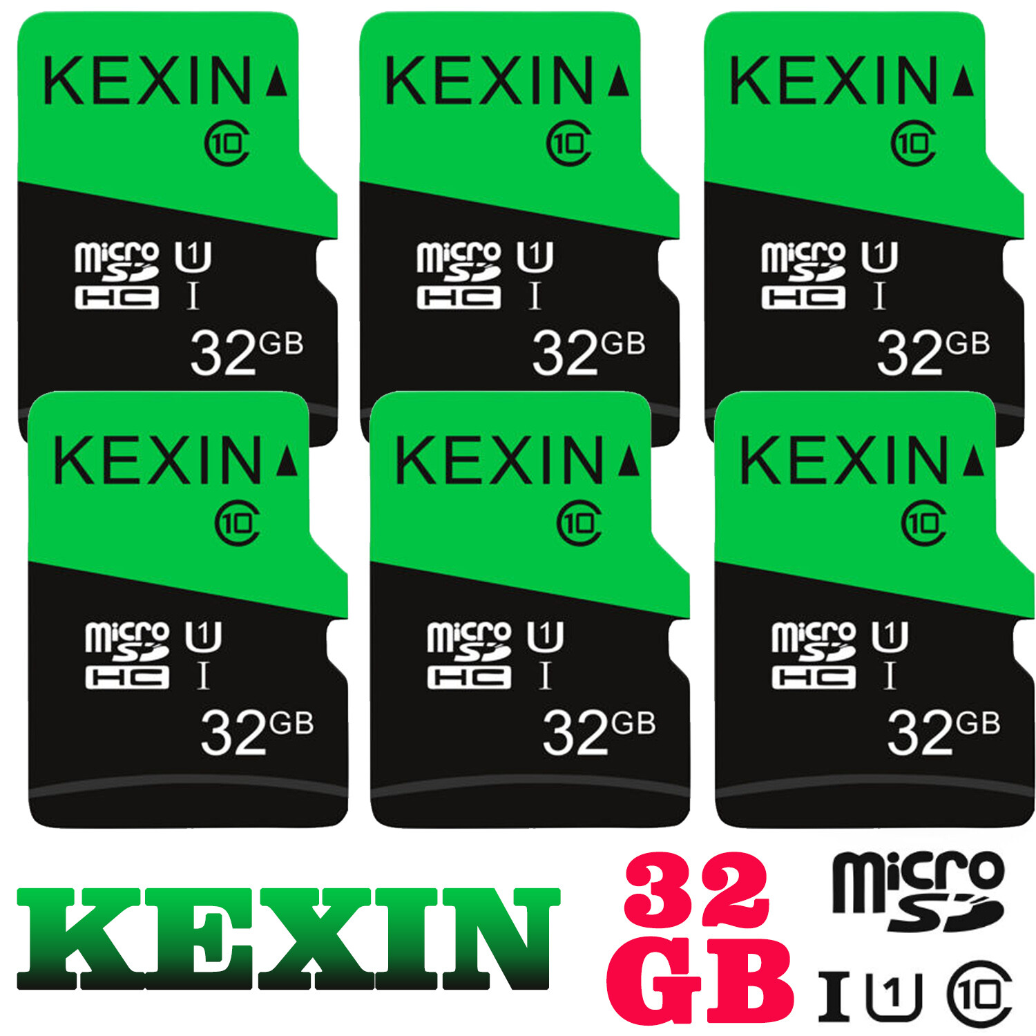 KEXIN 32GB Micro SD Card TF Memory Card Class 10 TF Cards Storage For Camera Lot