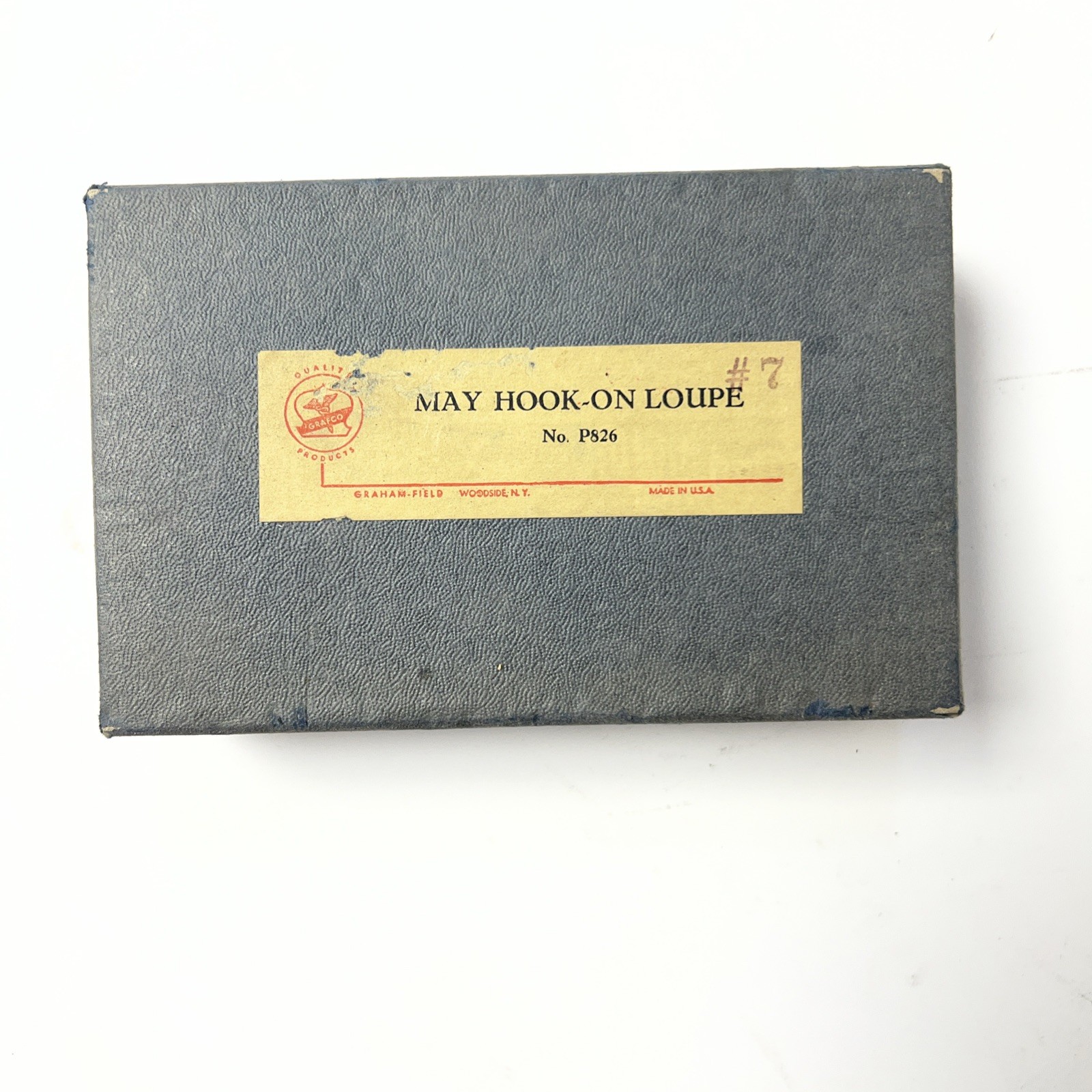 Vintage May Hook-on Loupe No. P826 With Original Box