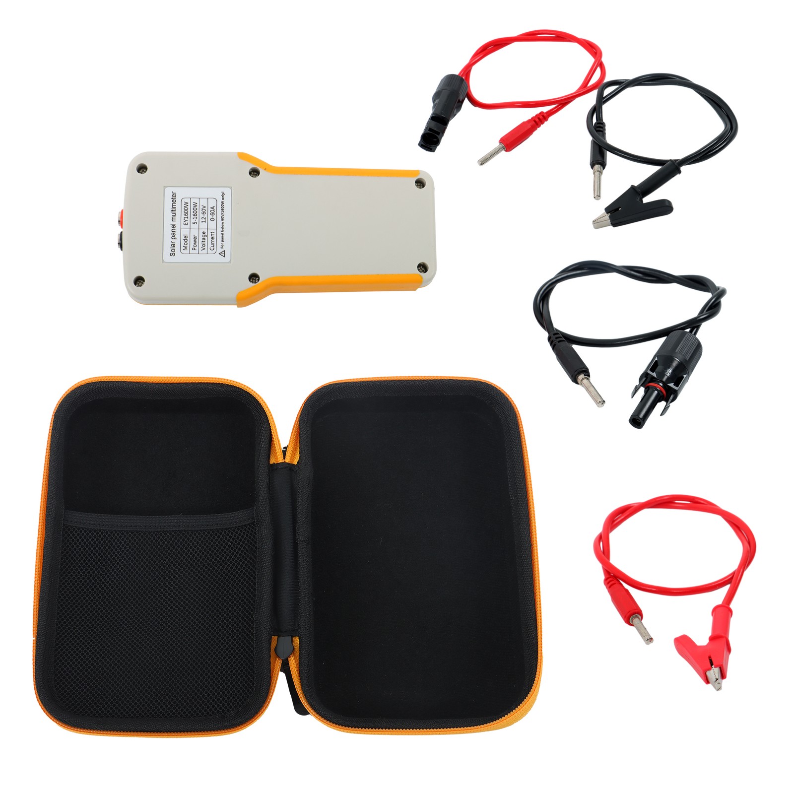 1600W Solar Panel Tester MPPT Photovoltaic Panel Multimeter Upgraded LCD Display