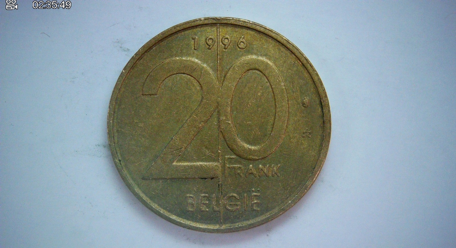 Belgium 1996 20 Francs Albert II (Belgian franc coinage) Coin