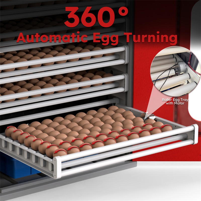 400 Egg Incubator Digital Hatcher w/ Automatic Temperature & Humidity Control