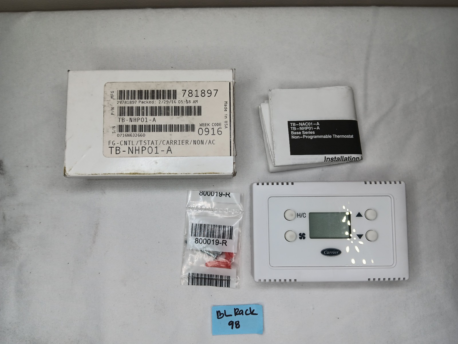 TB-NHP01-A Thermostat