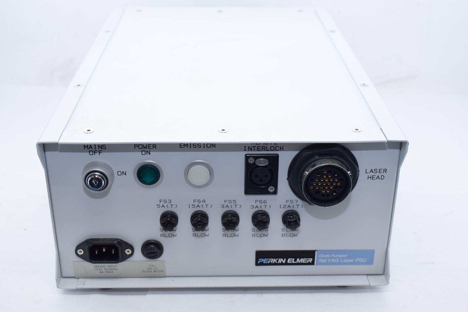 Perkin Elmer Diode Pumped Nd: YAG Laser PSU LPS P.E. 1.2