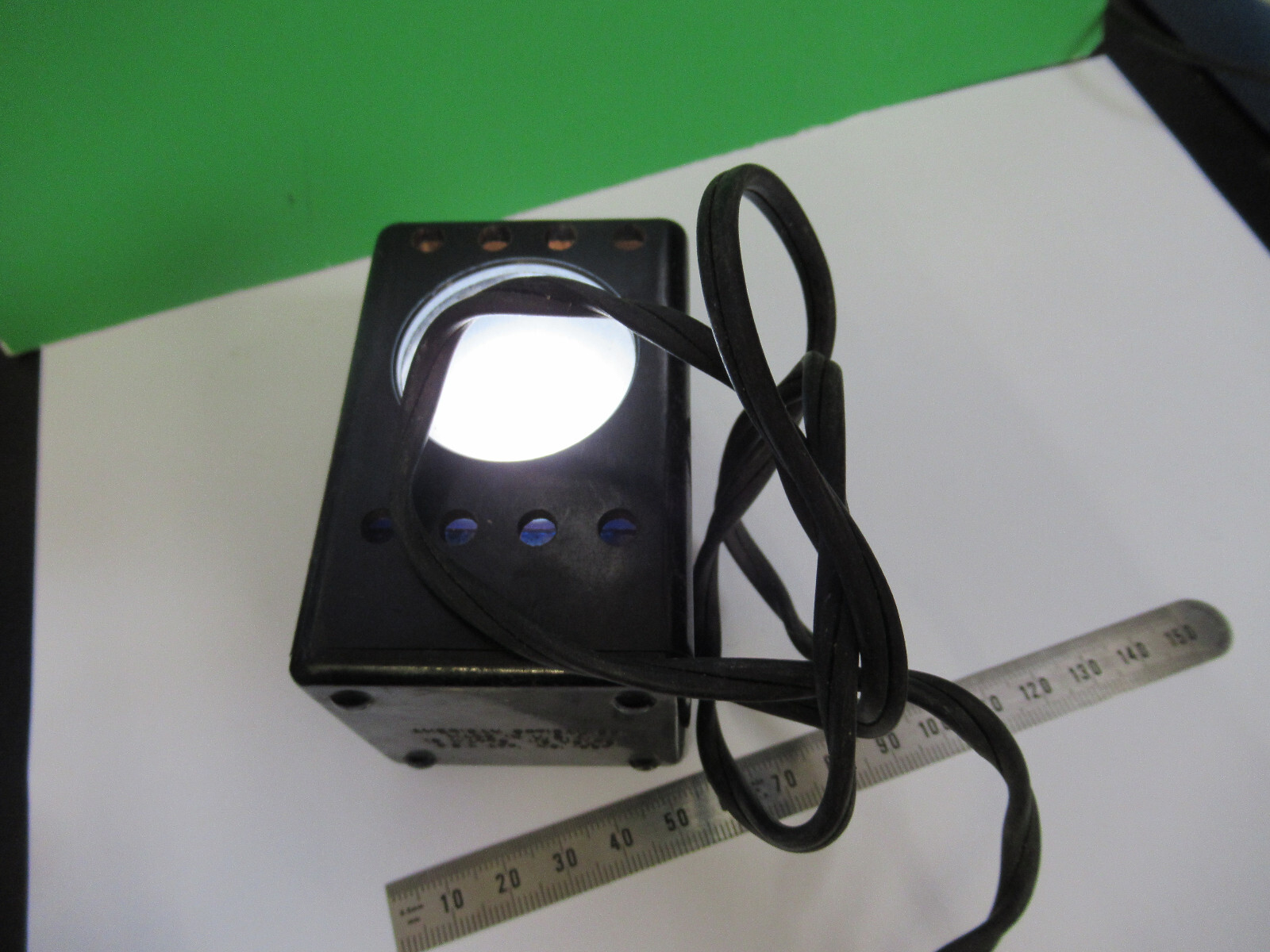 MICROSCOPE PART VINTAGE SPENCER AO LAMP ILLUMINATOR OPTICS AS PICTURED  X5-A-53
