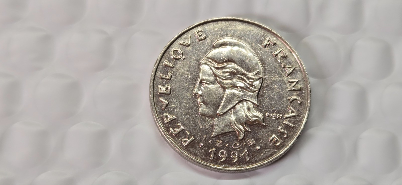 1991 French Polynesia 50 Francs - Nickel Coin - France - World Coin - Oceania