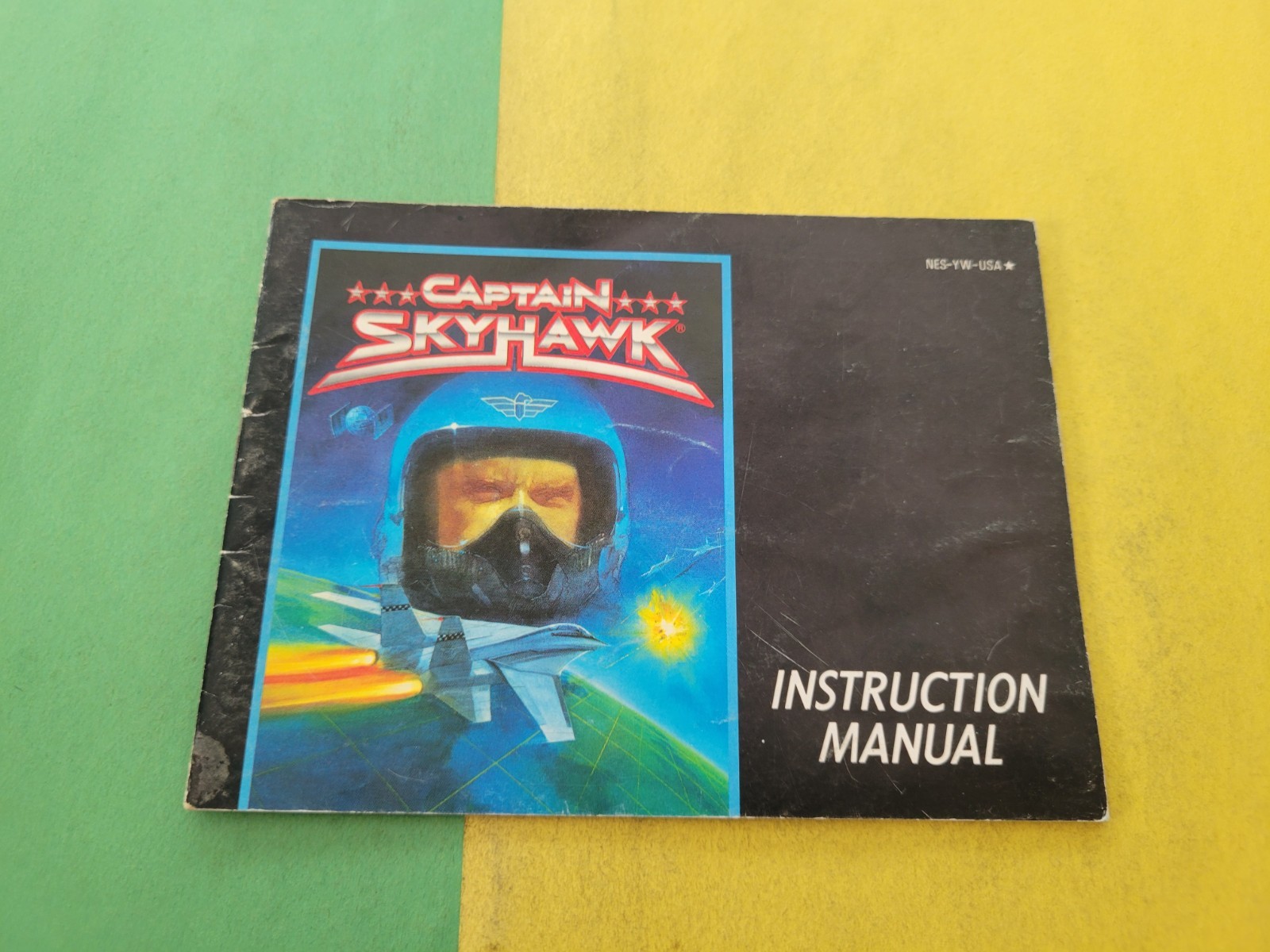 Captain Skyhawk Authentic Original NES Nintendo Manual Only