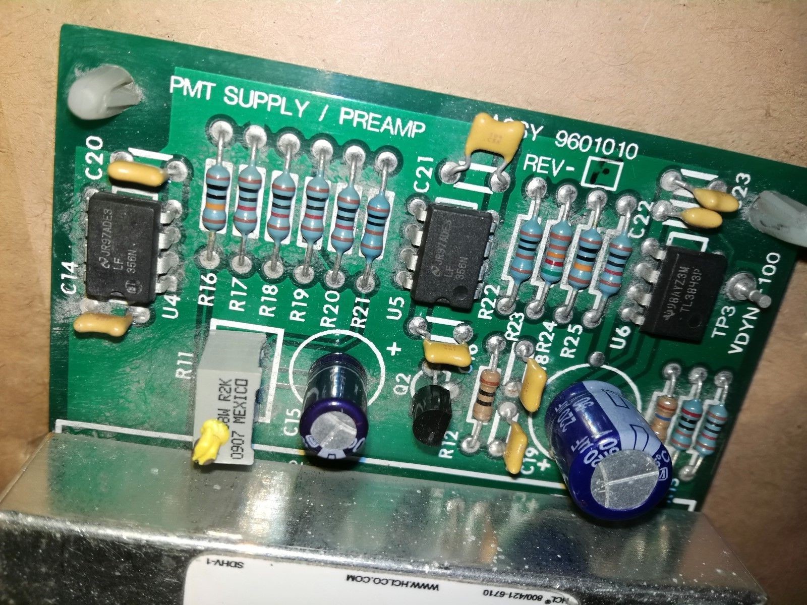 Abbott Cell-Dyn 3000 3200 9601010 Hematology Analyzer PMT Supply Preamp PCB