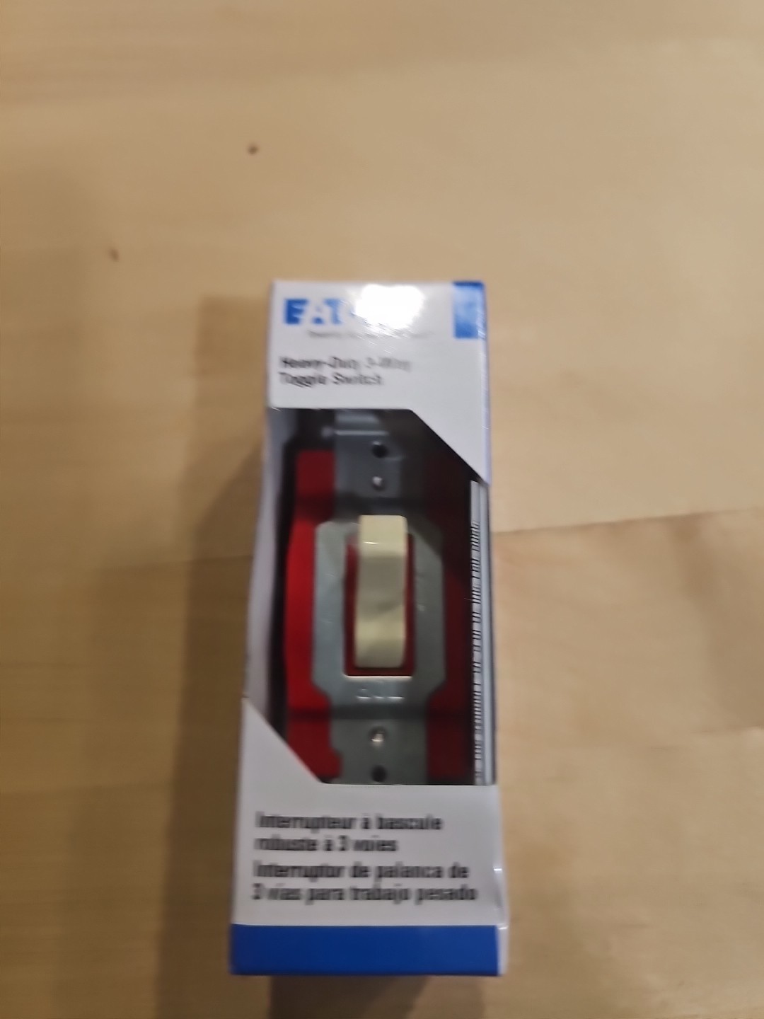 Eaton Wiring Devices 1223V - SW Tog 3Way 20A 120/277V Con Grad B&S IV - 1EA