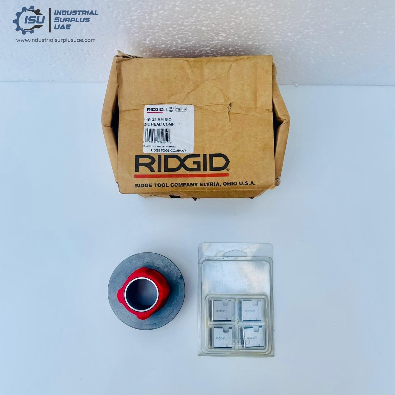 Ridgid 75015 11-R 32mm ISO Alloy Die Head Comp. With Dies #New